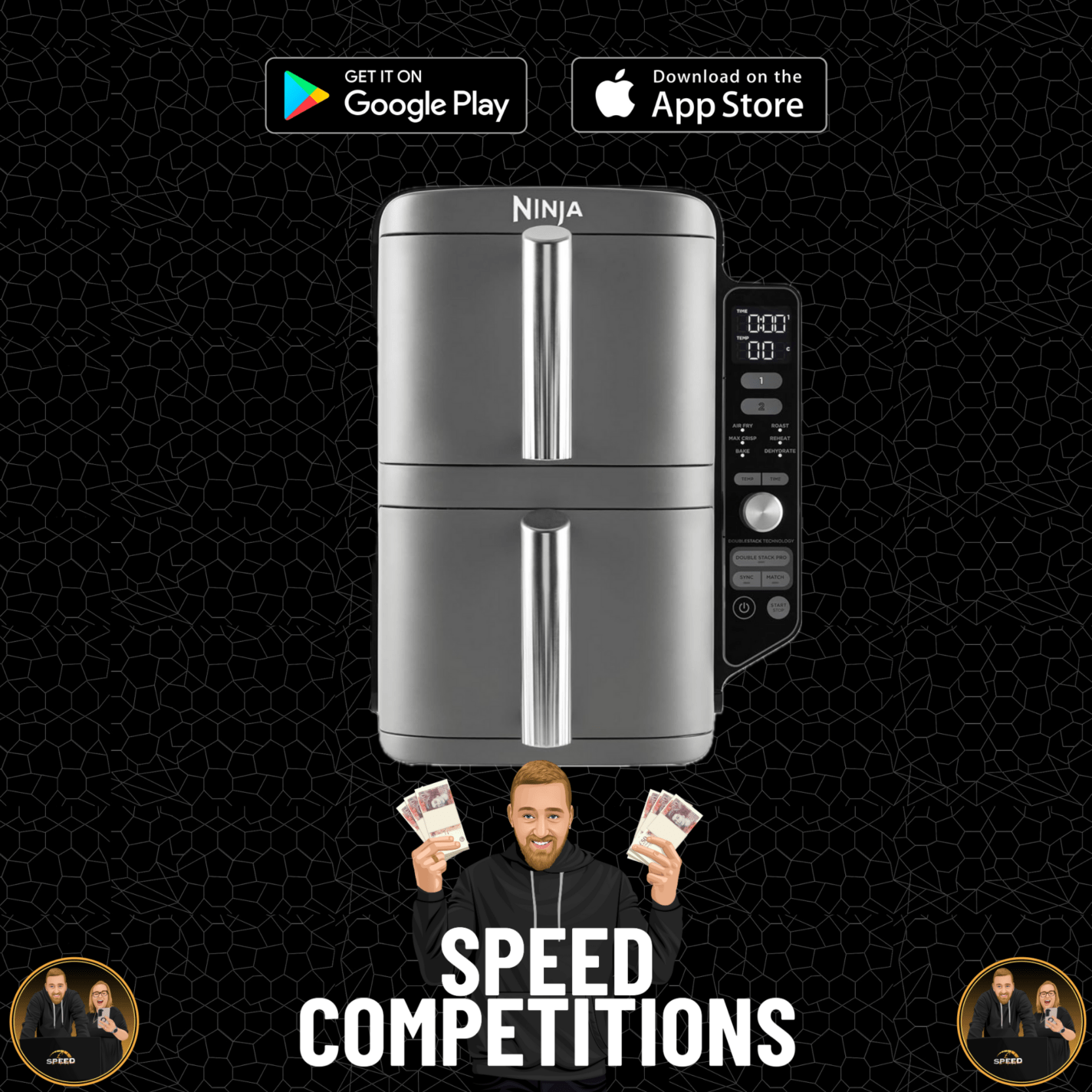 Ninja Stacker Airfryer SPEED COMPETITIONS